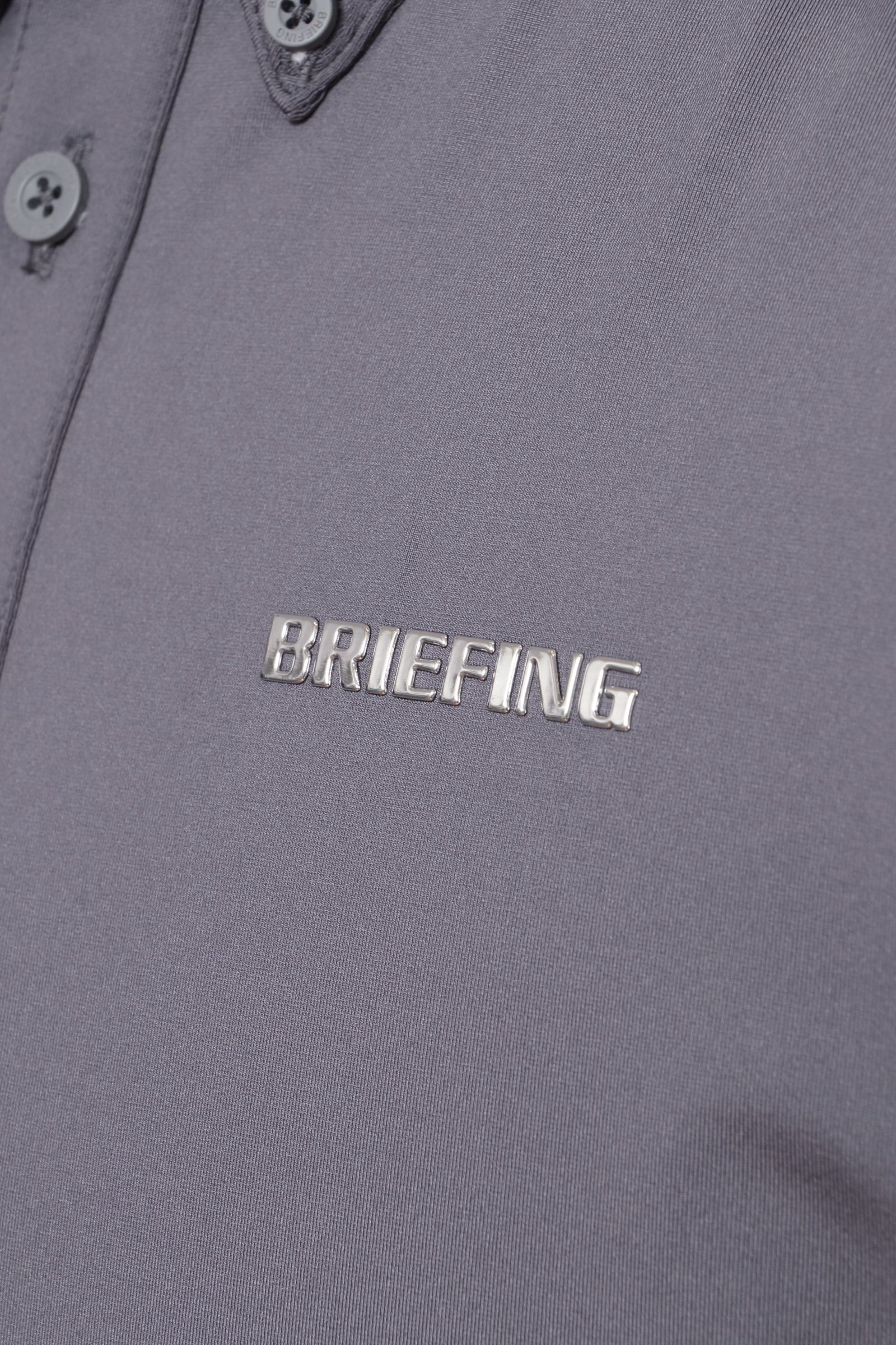 BRIEFING GOLF - MS BACK LINE BD SHIRT ストレッチナイロン BDポロ