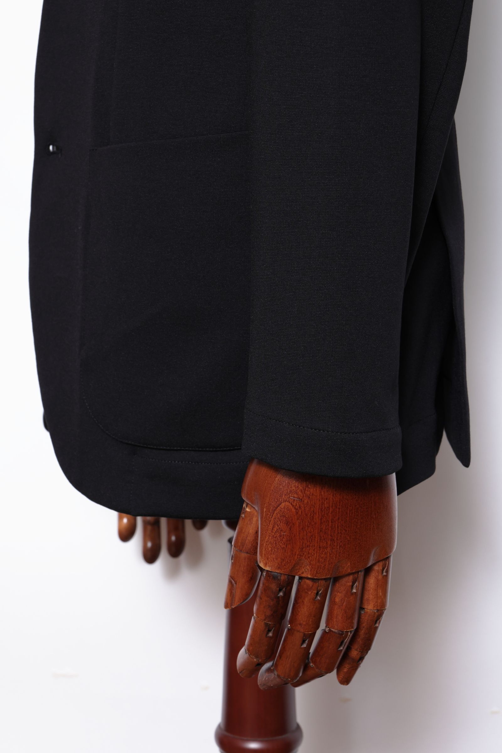 【セットアップあり】 STROZZI L2 A3573 ニューウォッシャブルジャージ 2Bジャケット / ブラック 90