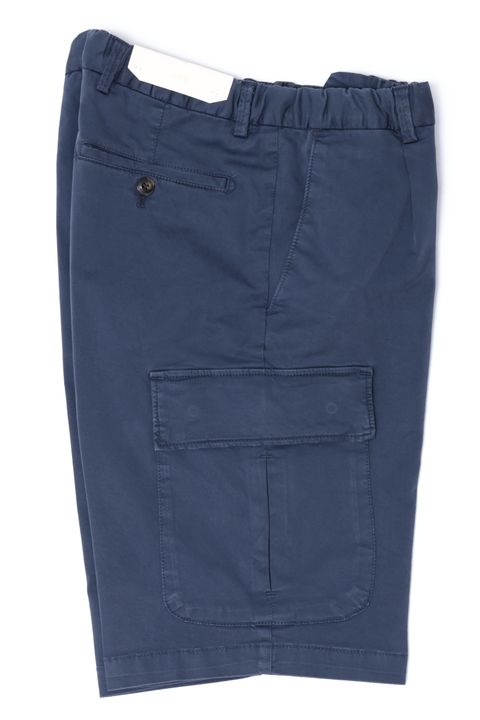 【干場さん別注】 NEWPORT ガーメントダイコットン カーゴショーツ  / ネイビー