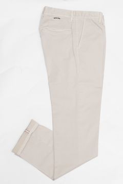 INCOTEX SLACKS (100型) SLIM FIT  9664A ガーメントダイ ストレッチギャバジン テーパードチノ / 401オフホワイト