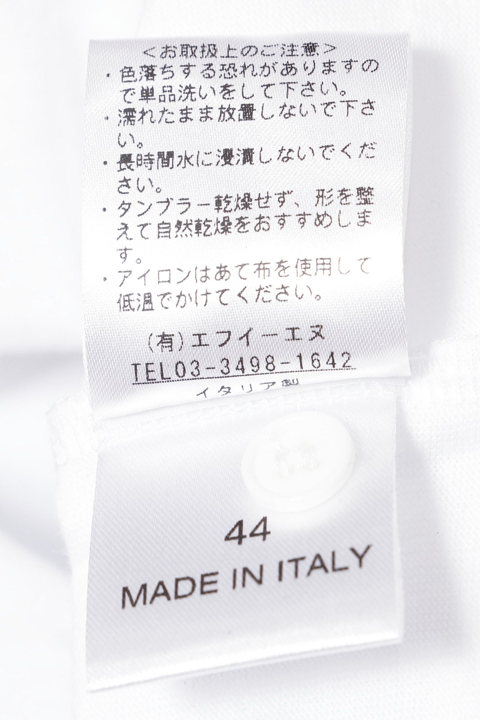 ANTICIPO - GRILLO LUNGO コットン ヘンリーネック 長袖 カットソー