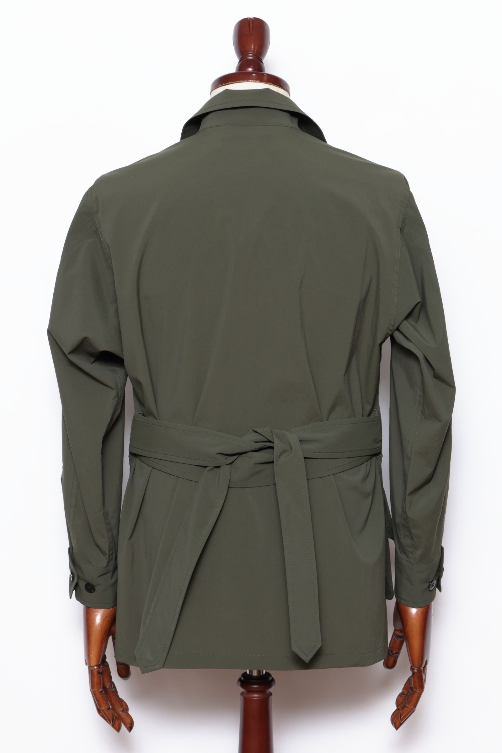 撥水ポリエステル タイプライター ファティーグ ジャケット / ダークオリーブ