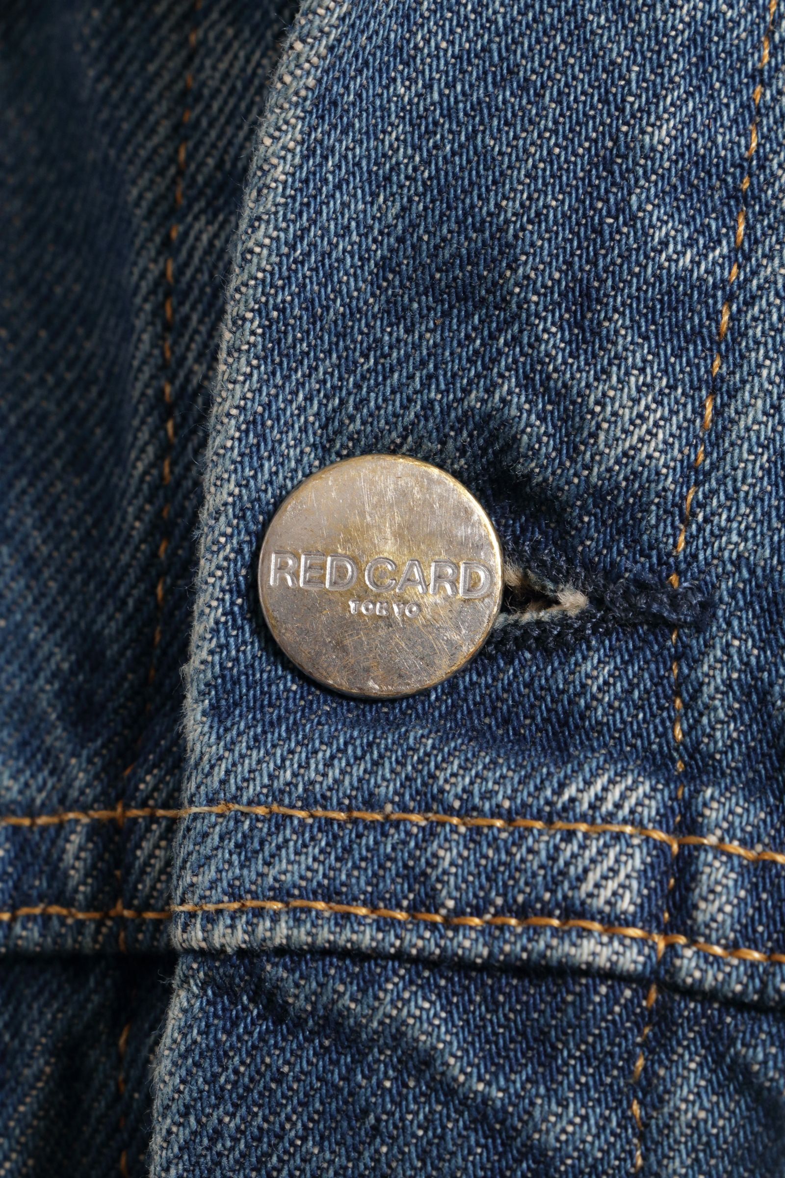 Red Card Gジャン　インディゴ　0サイズ RED CARD TOKYO ジャケット Gジャン 「RED / レッドカード