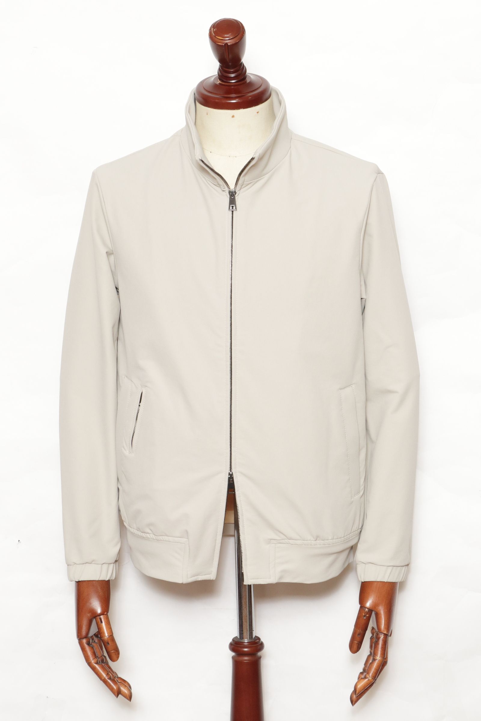 【セットアップあり】 TOGAGE TECHNO FLEECE ジップアップブルゾン PUCCINO V A5773 / ライトベージュ 04