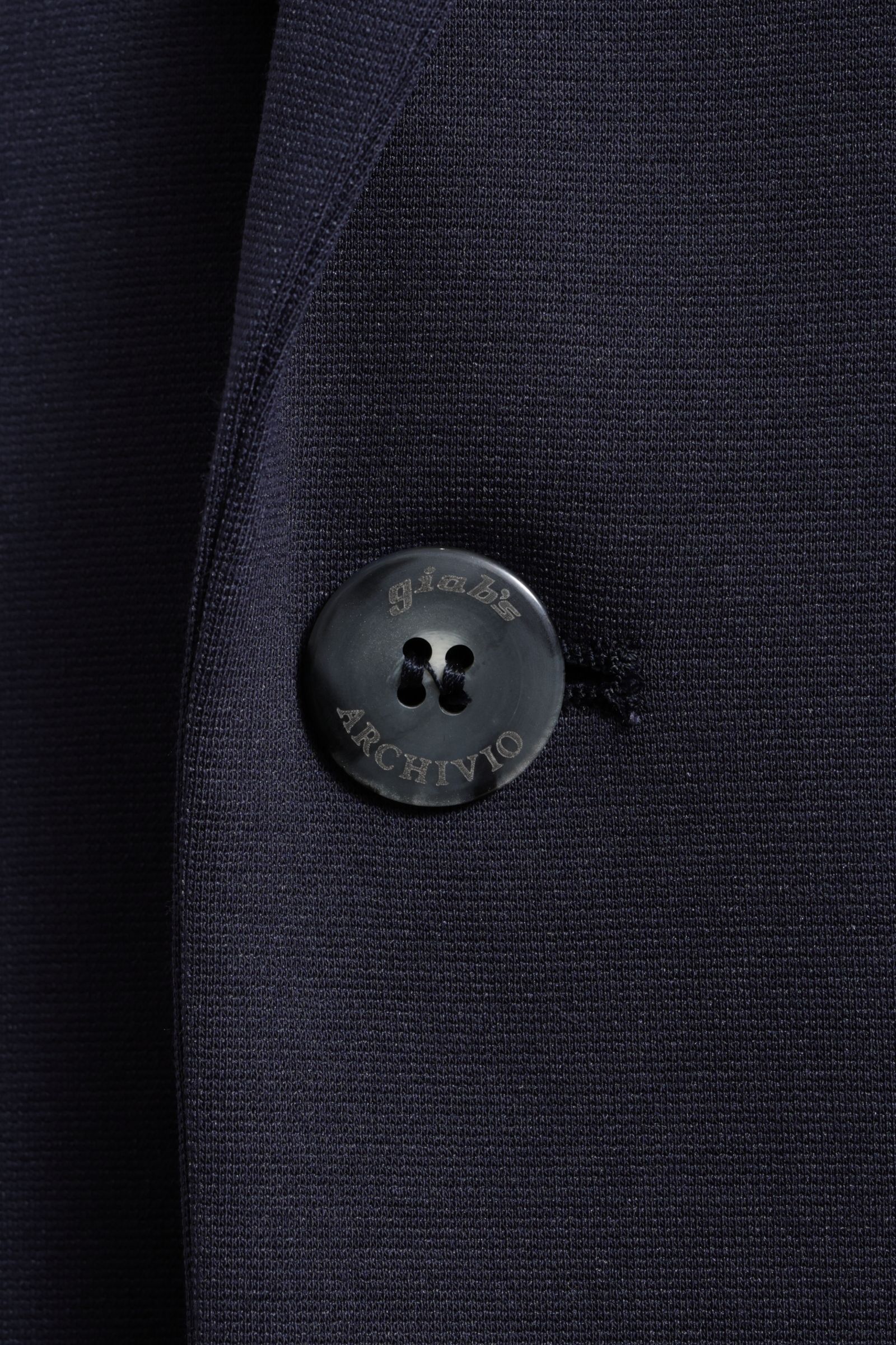 【セットアップあり】 STROZZI L2 A3573 ニューウォッシャブルジャージ 2Bジャケット / ネイビー 80