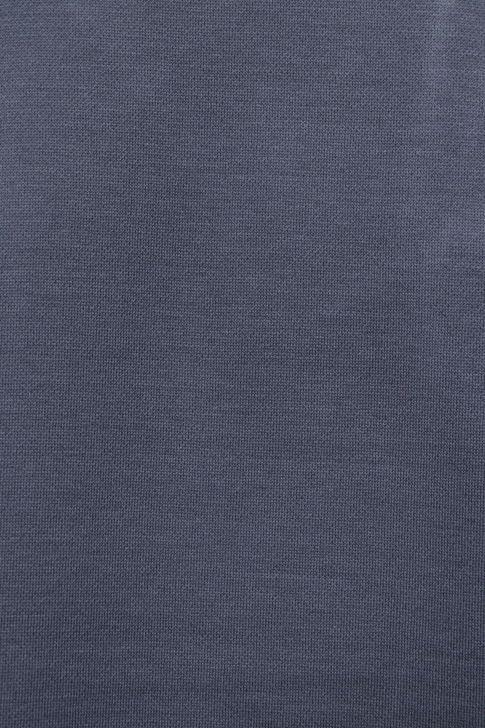 JG000206U ジャージニットエフェクト コットン クルーネック Tシャツ / ネイビー