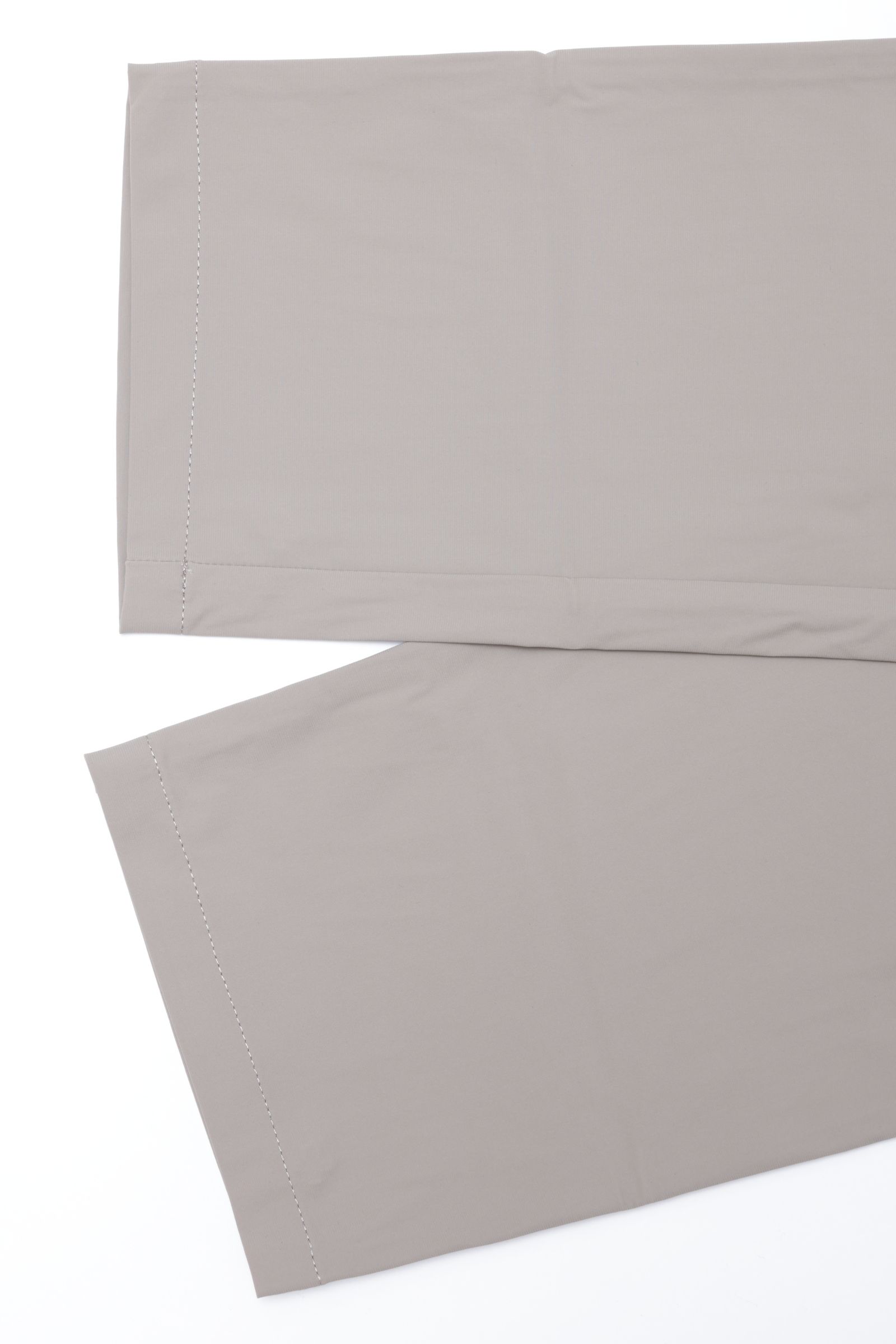 【セットアップあり】ストレッチ ナイロン ジャージ ワンプリーツ シャーリングパンツ  / ベージュ