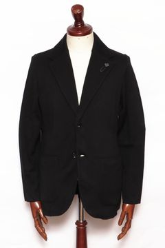LARDINI ニットジャケットを使用したラグスポコーデ