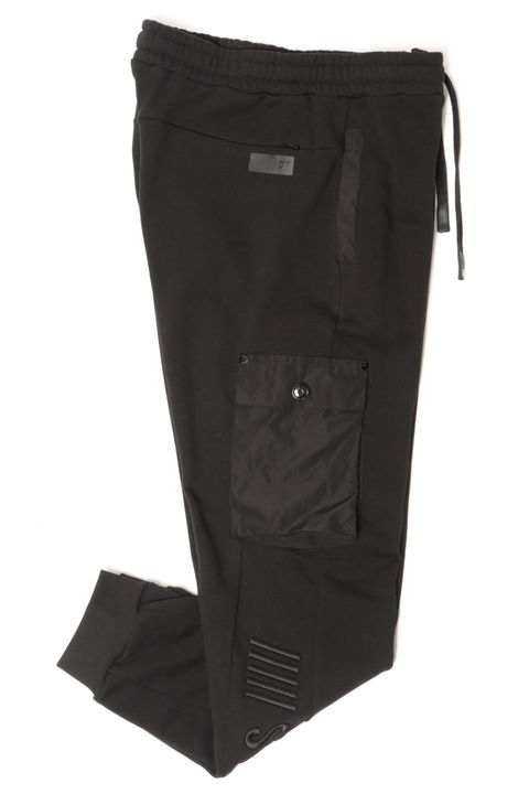 【セットアップあり】UMAREX PANTS   スウェット カーゴ ジョガーパンツ / ブラック