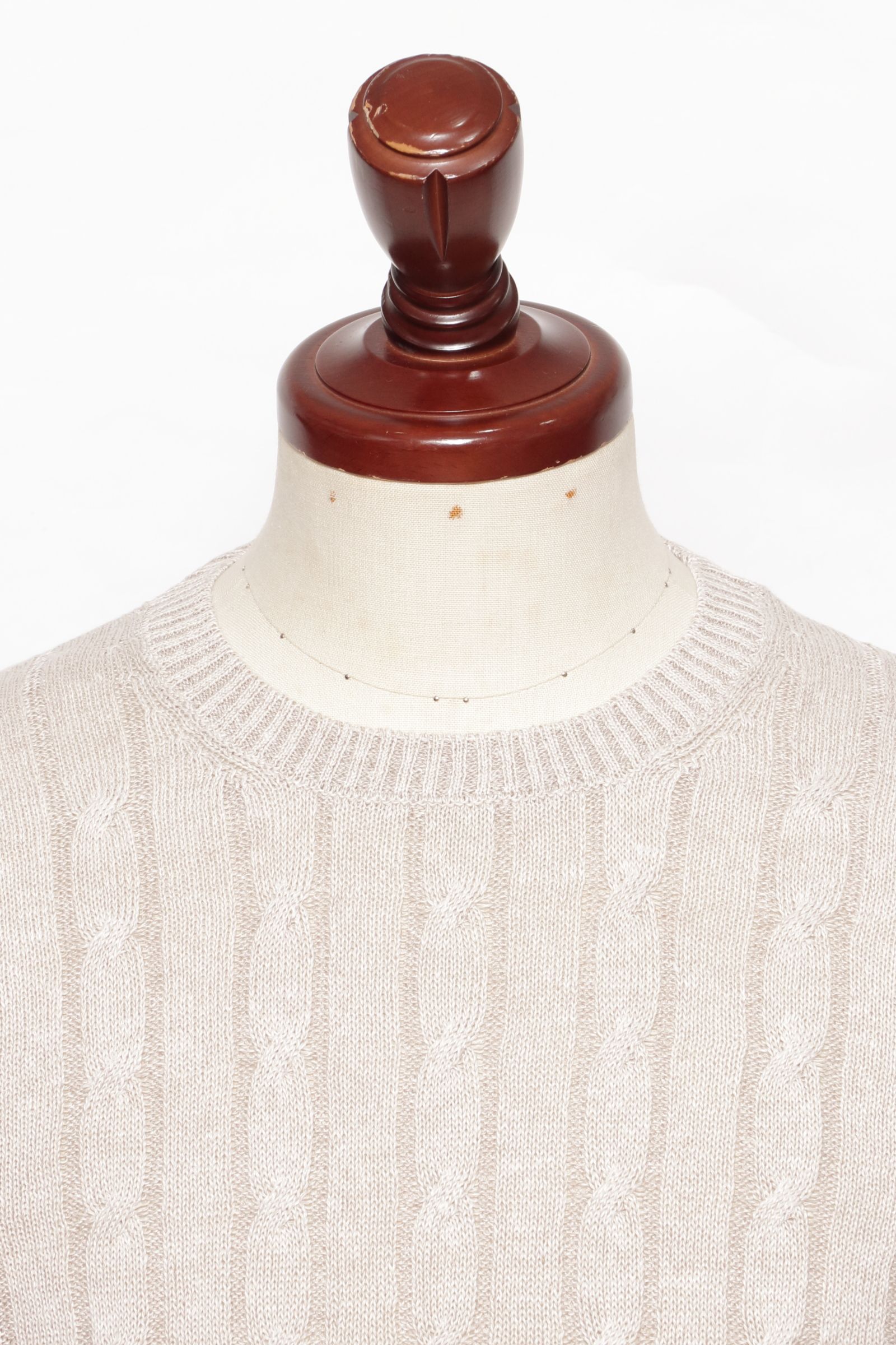 ニット・セーター GRAN SASSO Men Sweater 43112 23503030 Beige Gran Sasso Mock Zip Beige Sweater - Men's Knitwear at Menzclub
