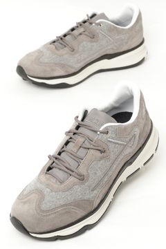 【FUNCTION WARDROBE】SH000050U マッジョーレ スウェード x メルトン トレイルランシューズ / ブラック 9300