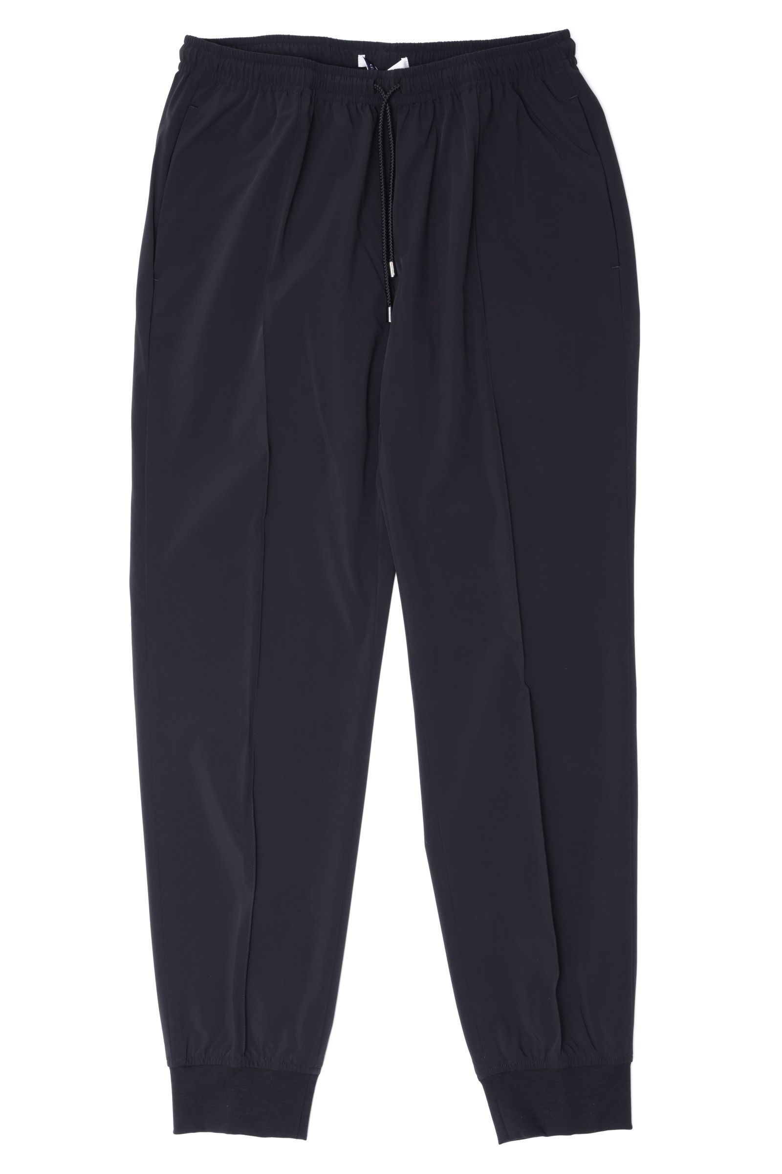 MANFRED RIB A3710 Shaka Nume Nylon 軽量ストレッチナイロン リブパンツ / ブラック 90