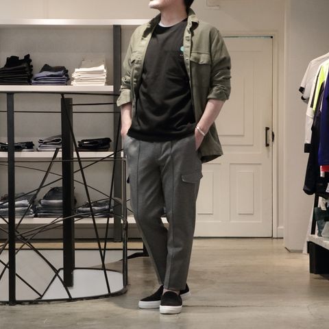 LARDINI ポケTを使用した”大人のワンポイントTコーデ”