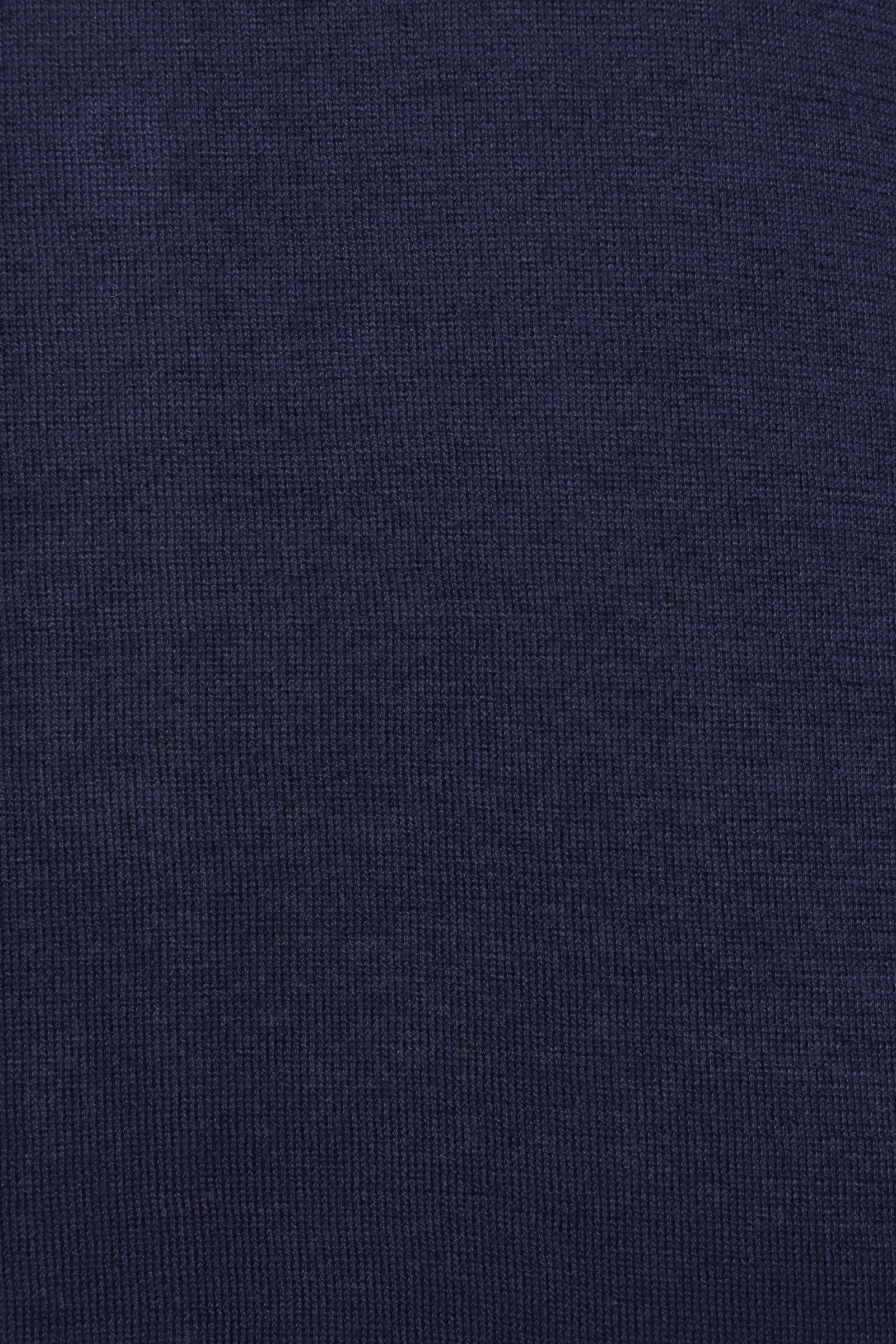 【EASY FIT】FOLKE シーアイランドコットン 30ゲージ 半袖 前開き ニットポロ / FRENCH NAVY ネイビー