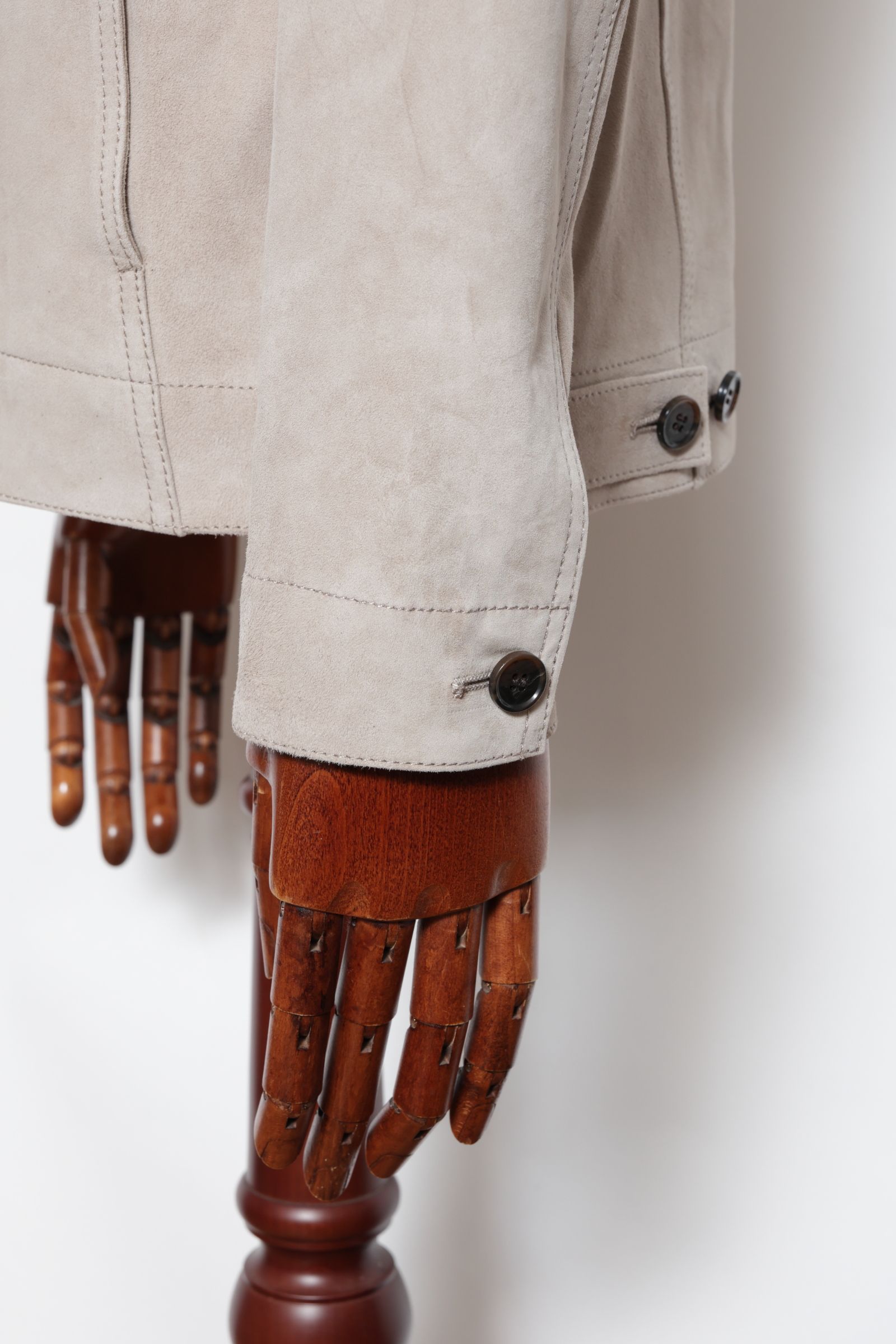 JADEN ゴートスエード Gジャンタイプ シャツジャケット / GRAYTAUPE グレートープ