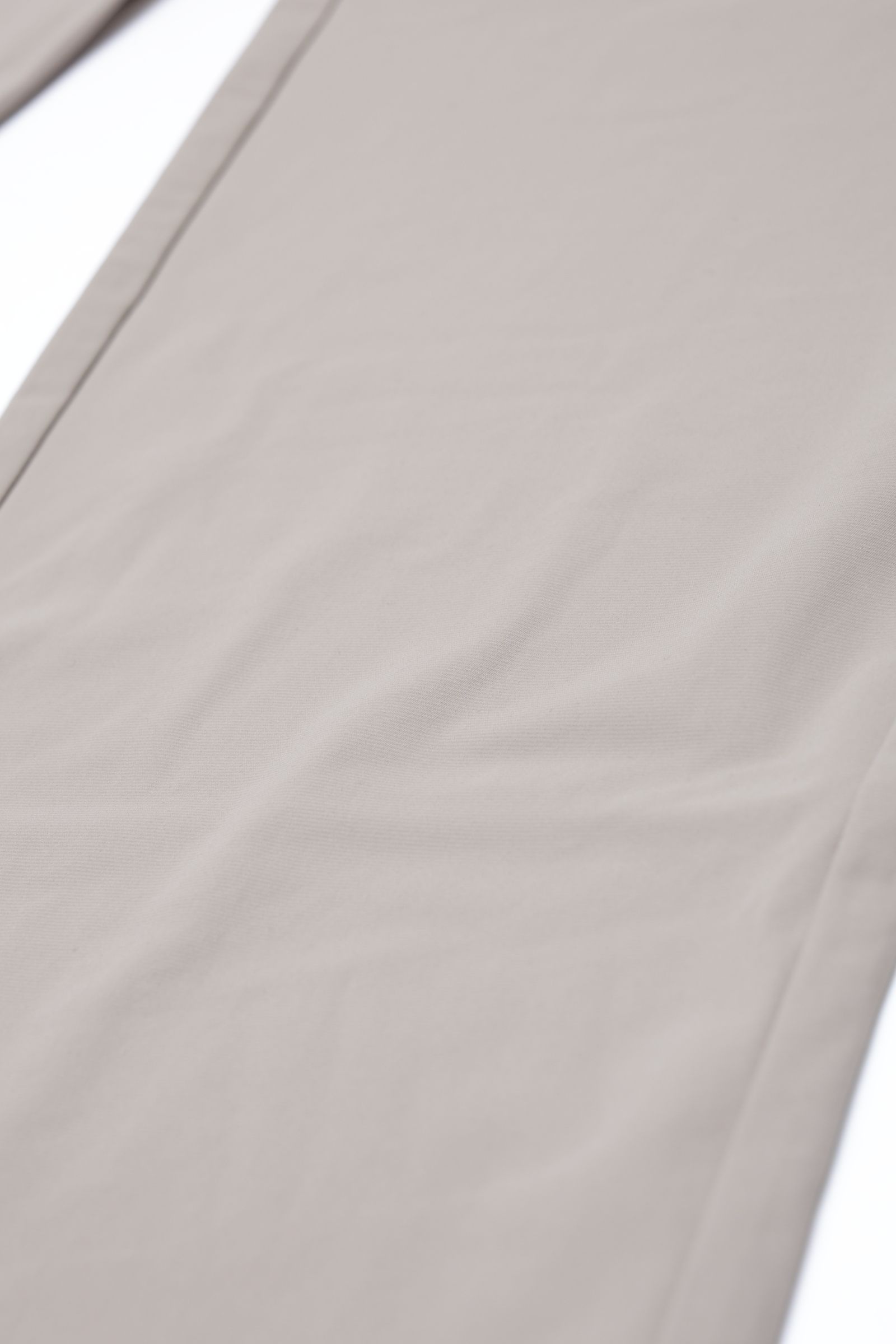 【セットアップあり】ストレッチ ナイロン ジャージ ワンプリーツ シャーリングパンツ  / ベージュ