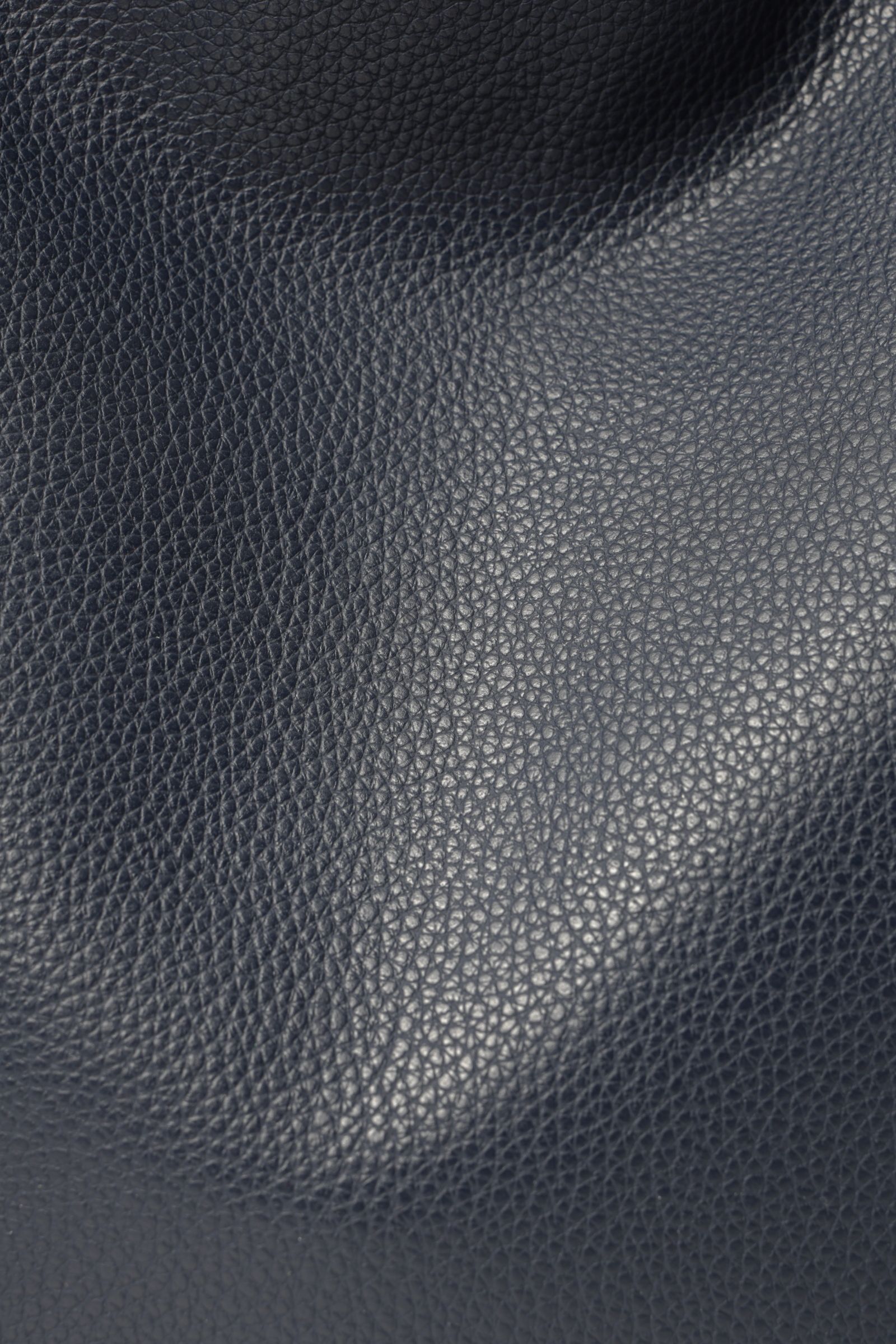 イタリアン シュリンクレザー ワンハンドルバッグ  / ネイビー