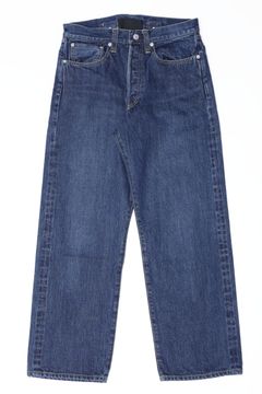 SVNDE ユーズド加工 ワイド デニムパンツ / INDIGO USED ブルー