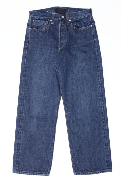 SVNDE ユーズド加工 ワイド デニムパンツ / INDIGO USED ブルー