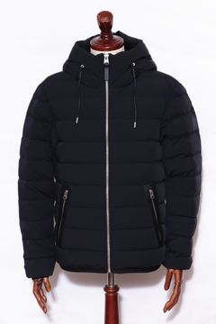 JACK-Z  ストレッチ ナイロンシェル ダウンジャケット / ブラック