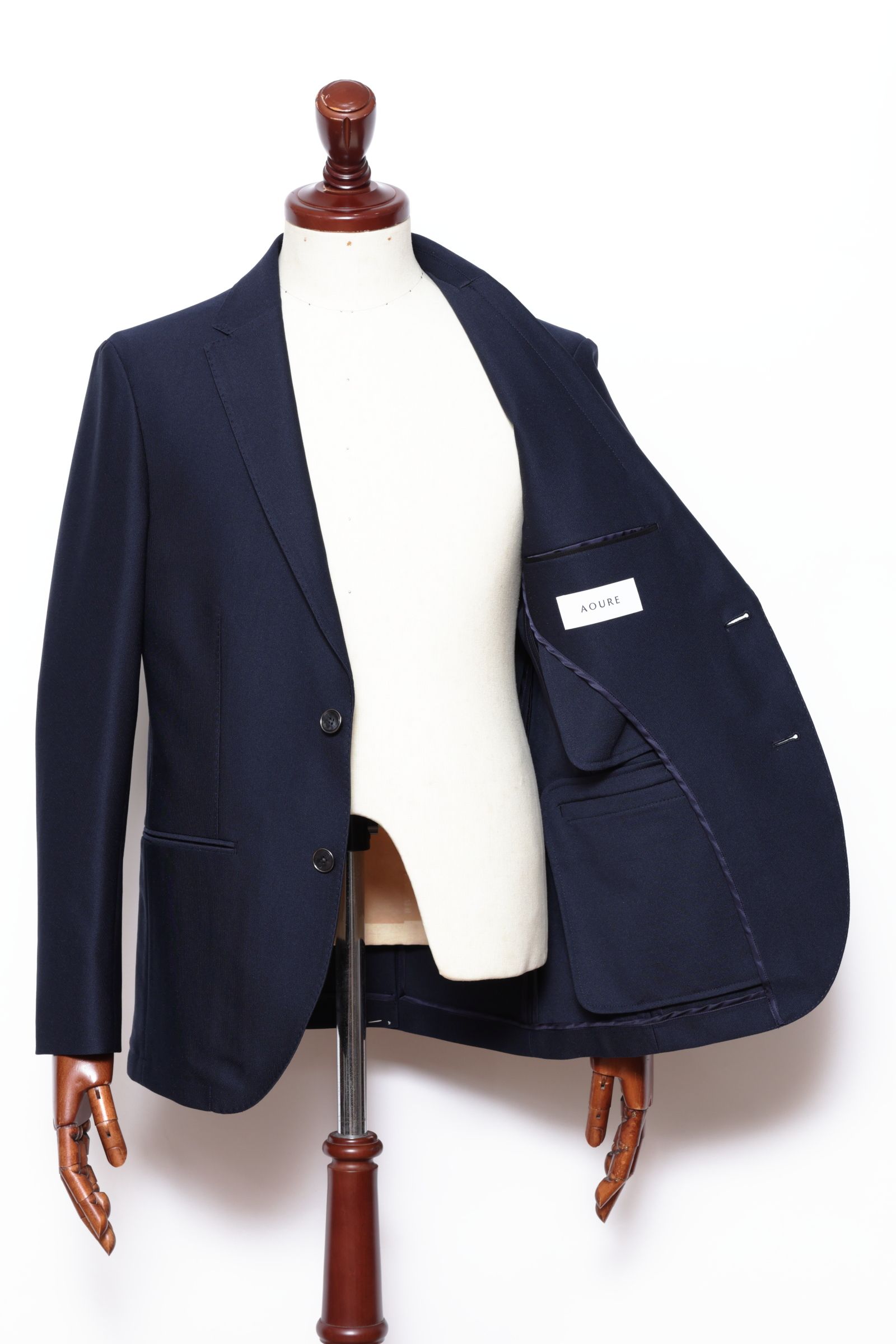 CERIMONIA ハイブリッド ニット ジャージ セットアップスーツ/ NVY ネイビー