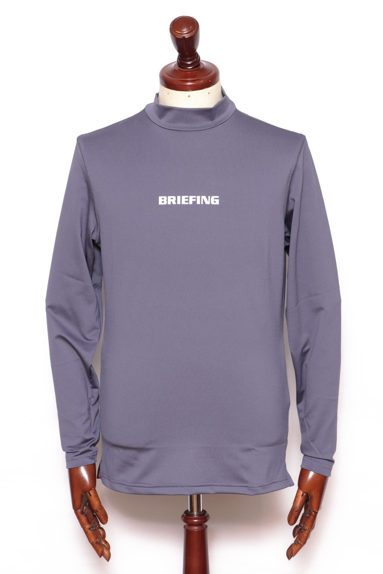 BRIEFING GOLF - MENS LS HIGH NECK ストレッチ ジャージ ハイネック