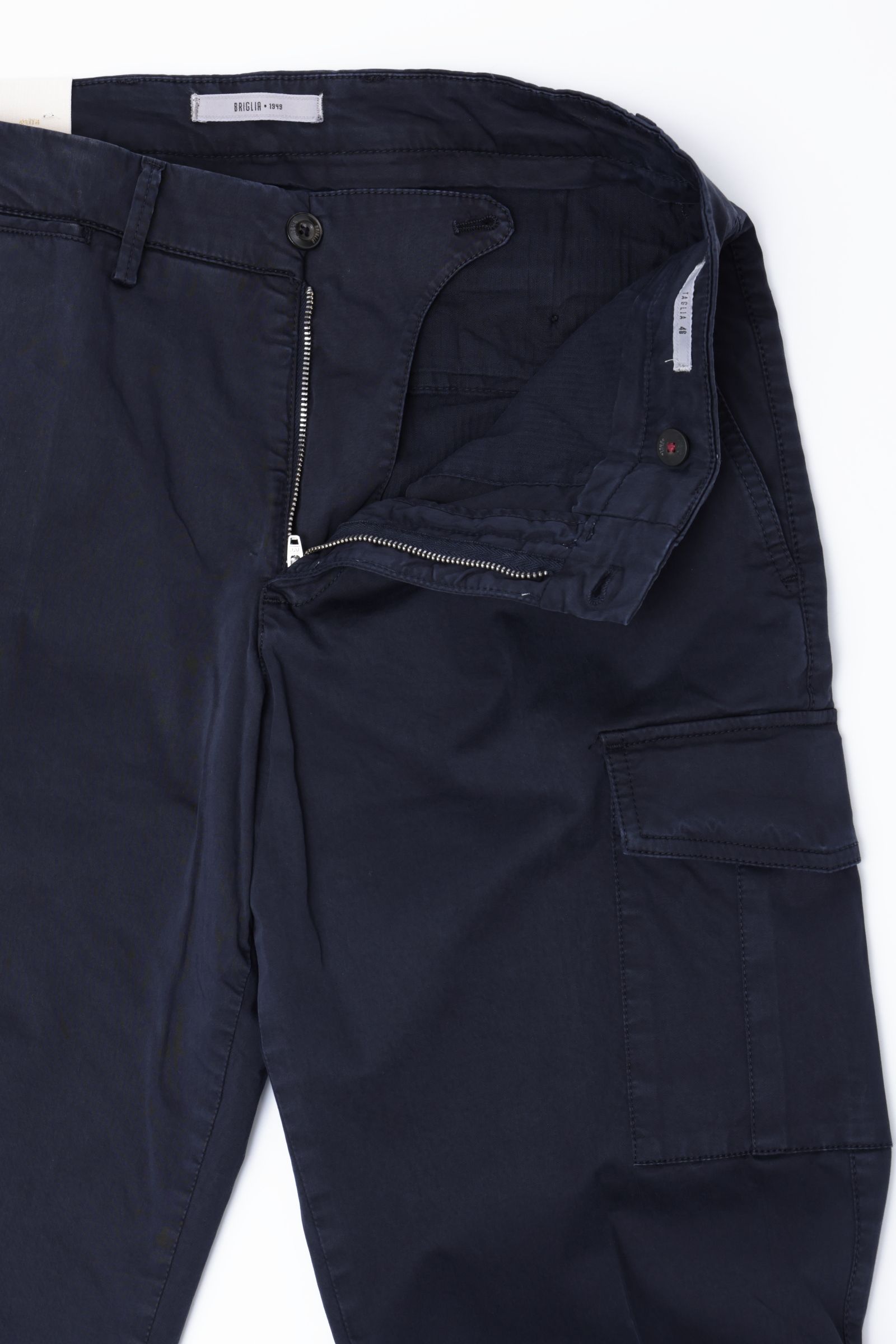 【干場氏モデル コラボ別注】ANNAPOLIS コットンストレッチ カーゴパンツ  / ネイビー 0011