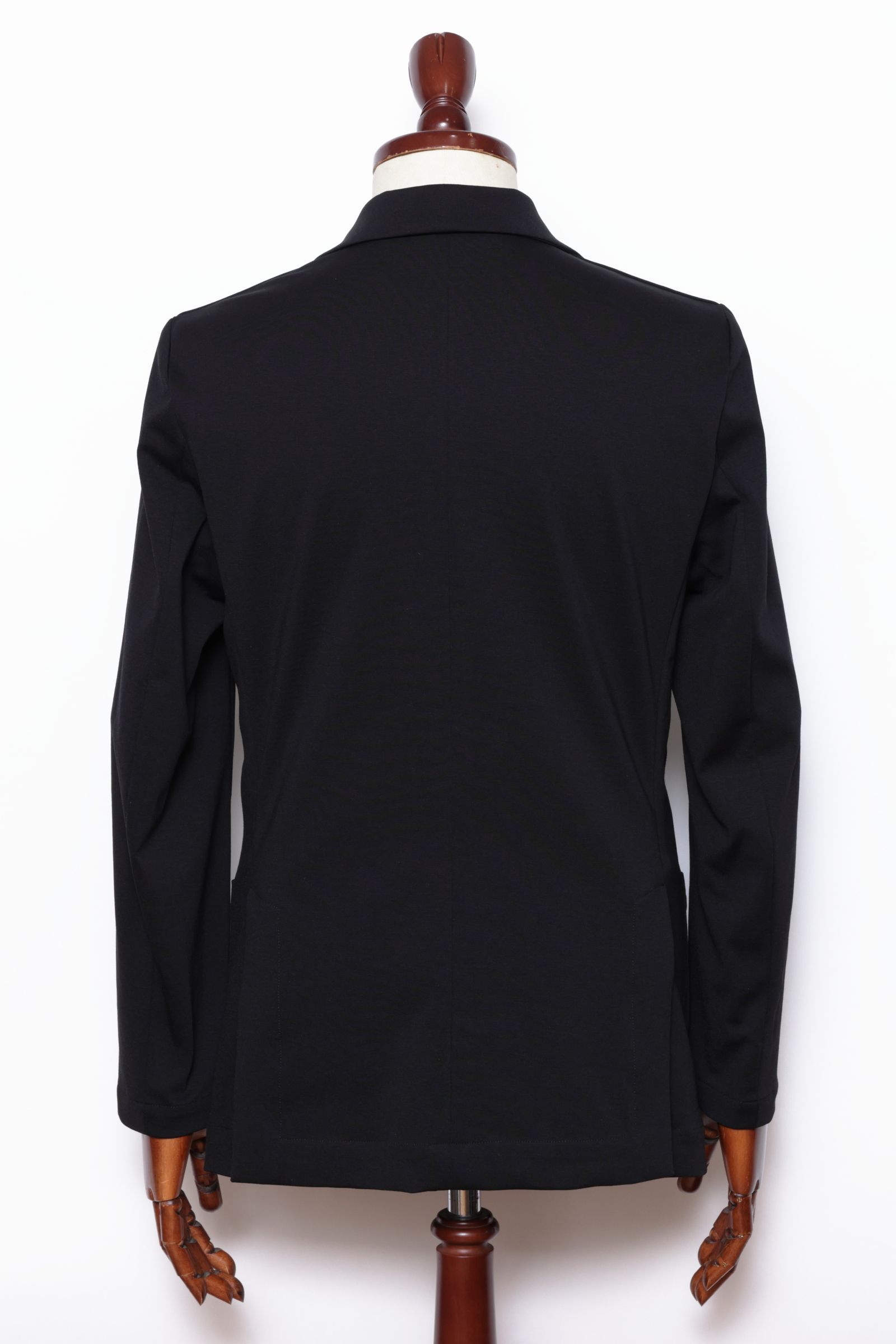 【セットアップあり】 STROZZI L2 A3573 ニューウォッシャブルジャージ 2Bジャケット / ブラック 90