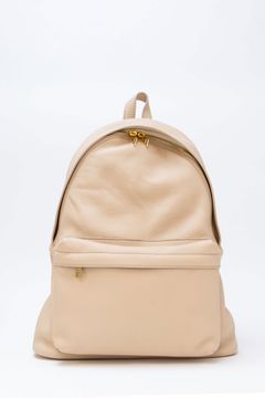 DAY PACK イタリアンキップレザー × 真鍮 バックパック / ベージュ