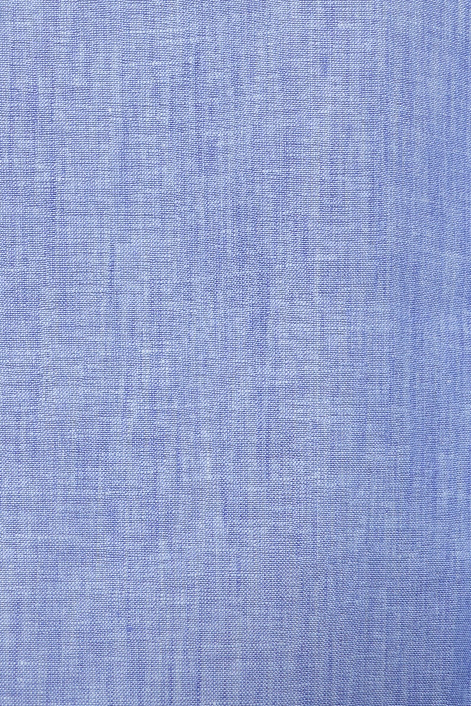 ALBINI LINEN POOL SIDE SHIRT アルビニ社 リネン カプリシャツ / ブルー