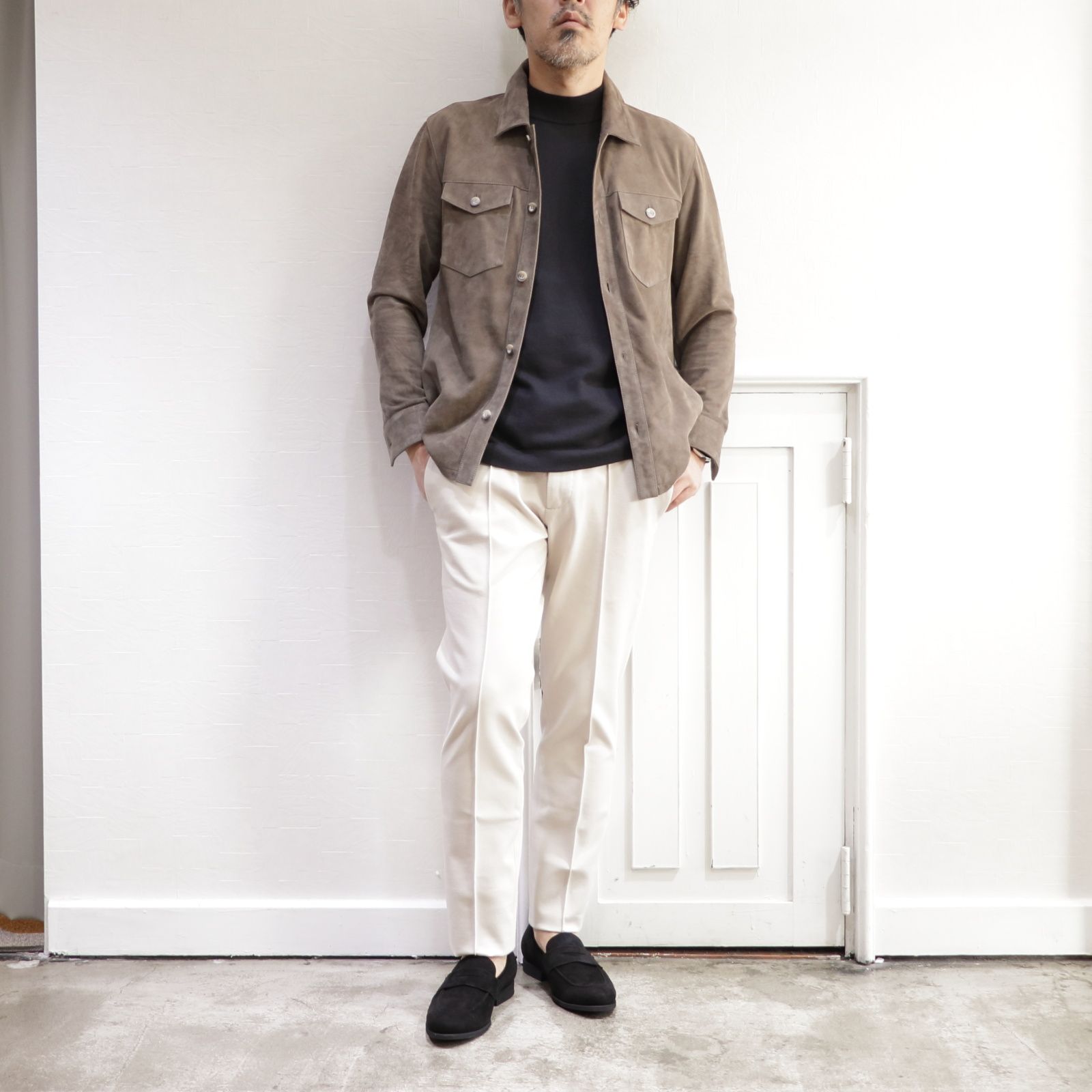 【日本未上陸＊新作】ARMA アルマ MEX スエードシャツ GreyTaupe ARMA - アルマ | 正規通販 BEKKU HOMME