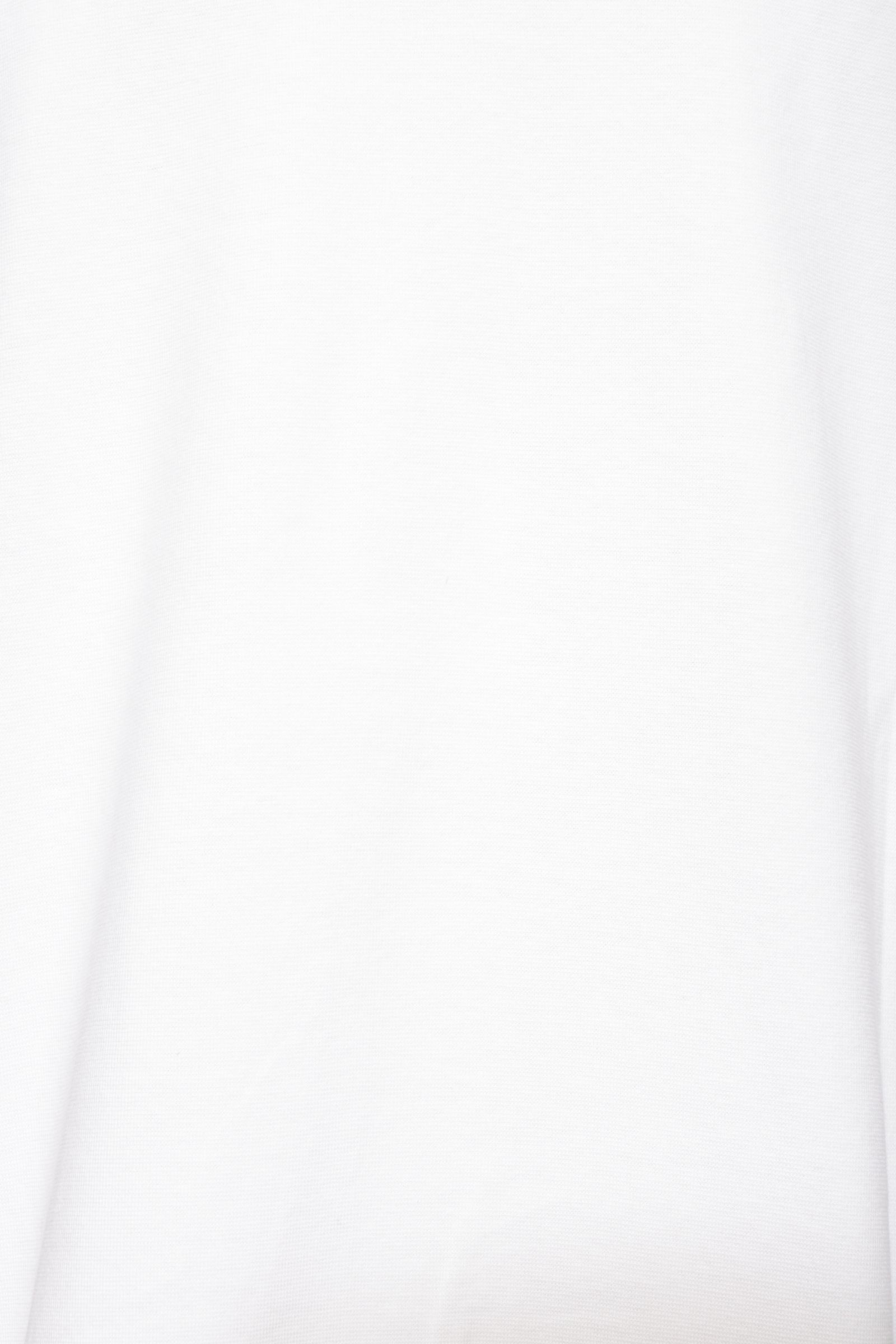 【サイズ50まで】FIANO LUNGO rib jersey コットン リブジャージ モックネック 長袖 カットソー / ホワイト 012