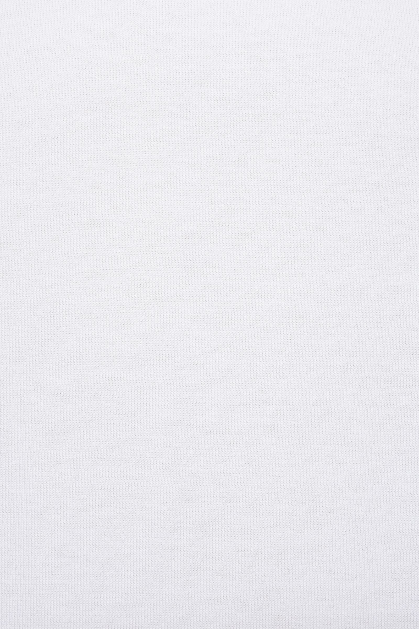 干場氏モデル クレープコットン ショートスリーブ スキッパーポロ / ホワイト