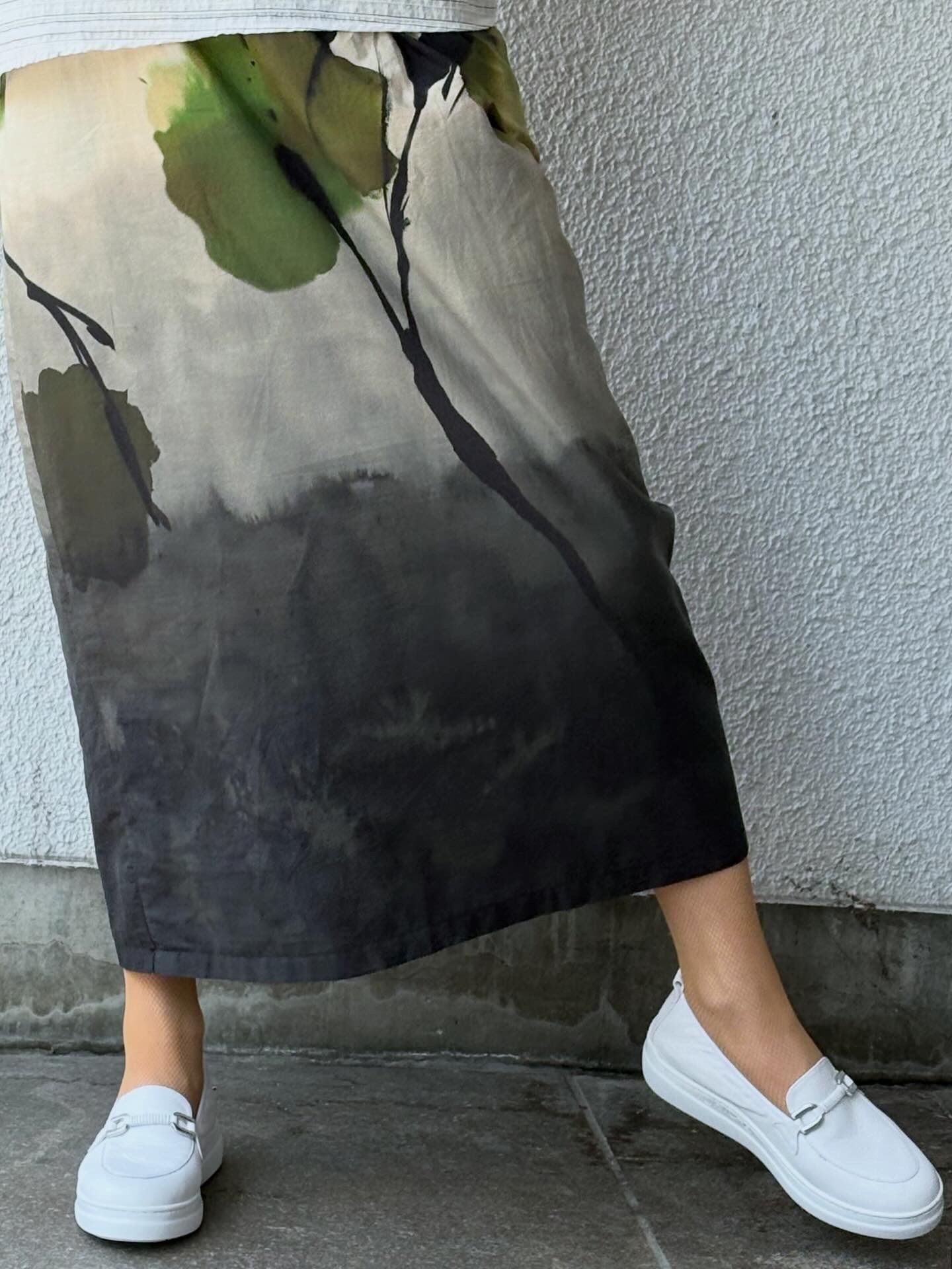 FORMAL レザー スリッポン ローファースニーカー 厚底 ヒール4.0 / ホワイト