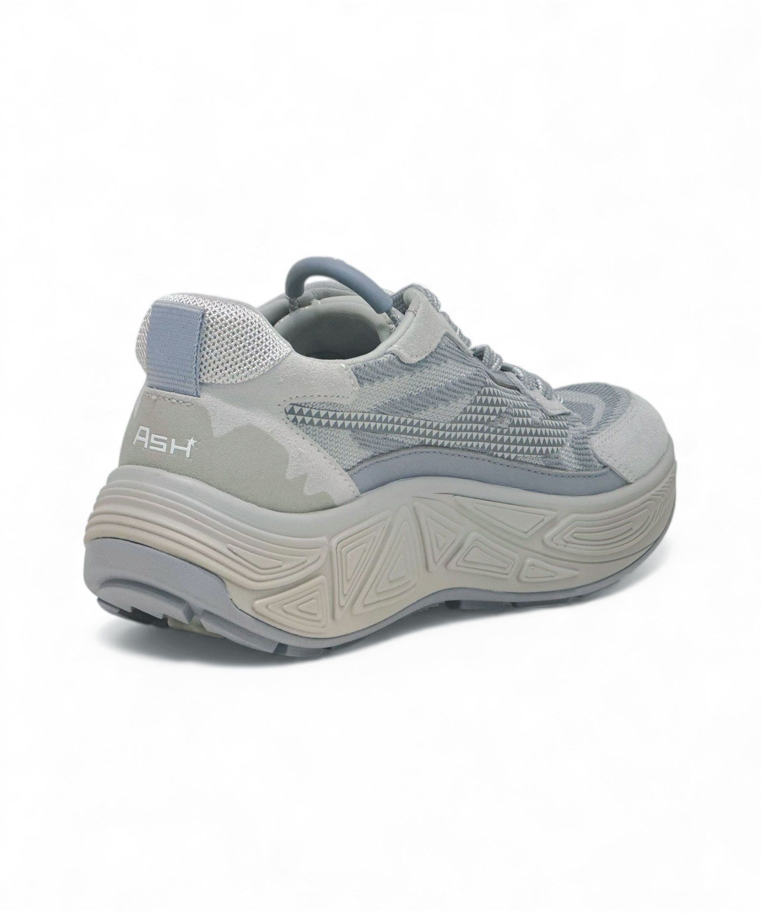 EAGLE 軽量 厚底 スニーカー ヒール5.0cm  / ライトグレー