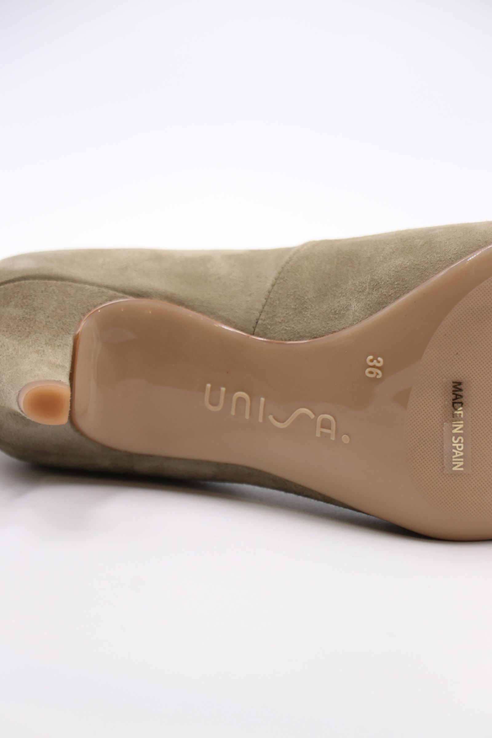UNISA - KOLVIN レザー スエード ポインテッドトゥ パンプス