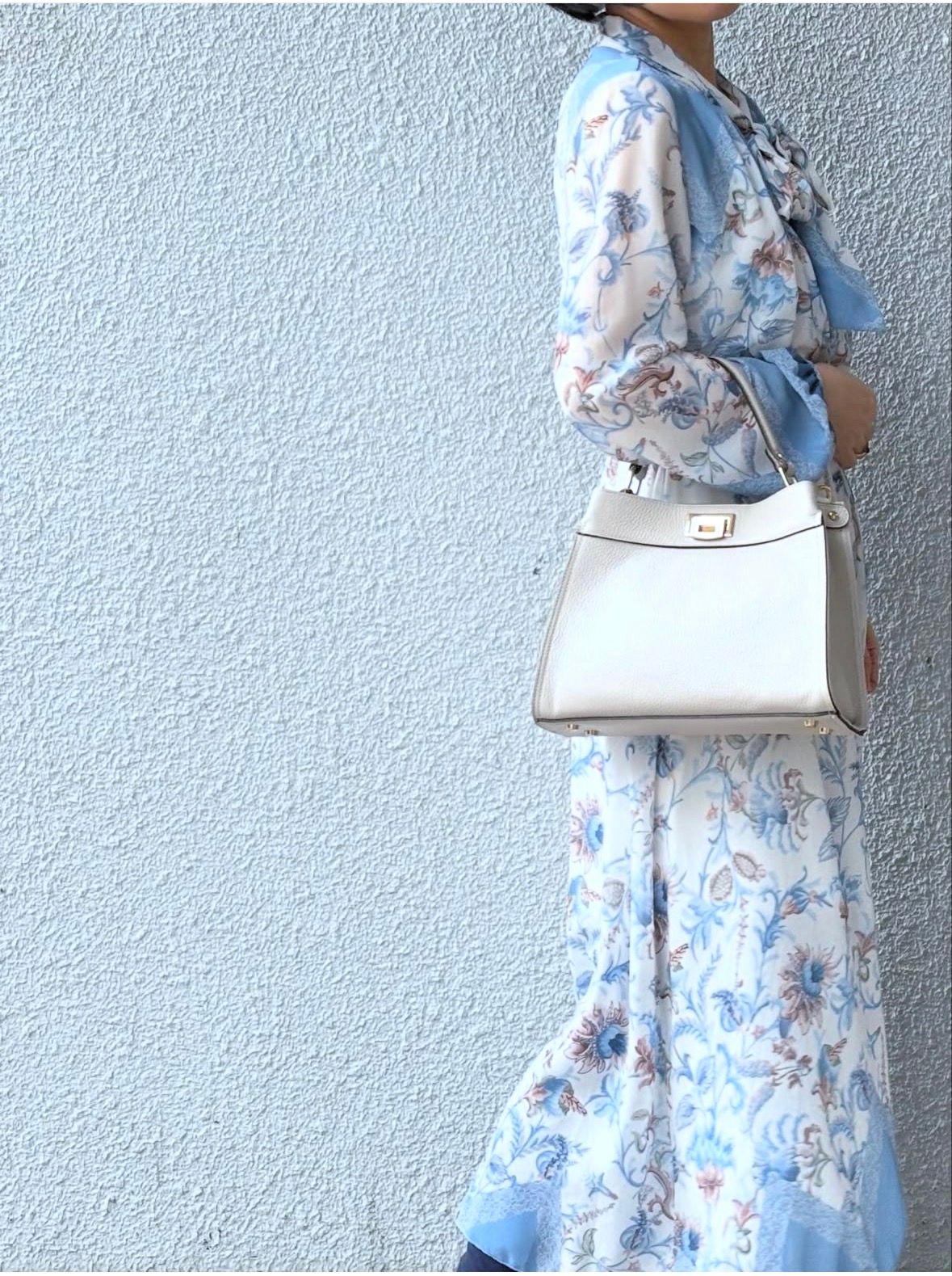 CA459 シュリンク レザー ワンハンドル 2WAYバッグ  / ライトベージュ