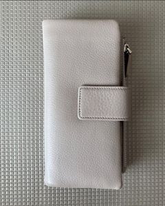 PFV018 レザー フラップ 長財布 / トープ