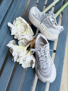 EAGLE 軽量 厚底 スニーカー ヒール5.0cm  / ライトグレー