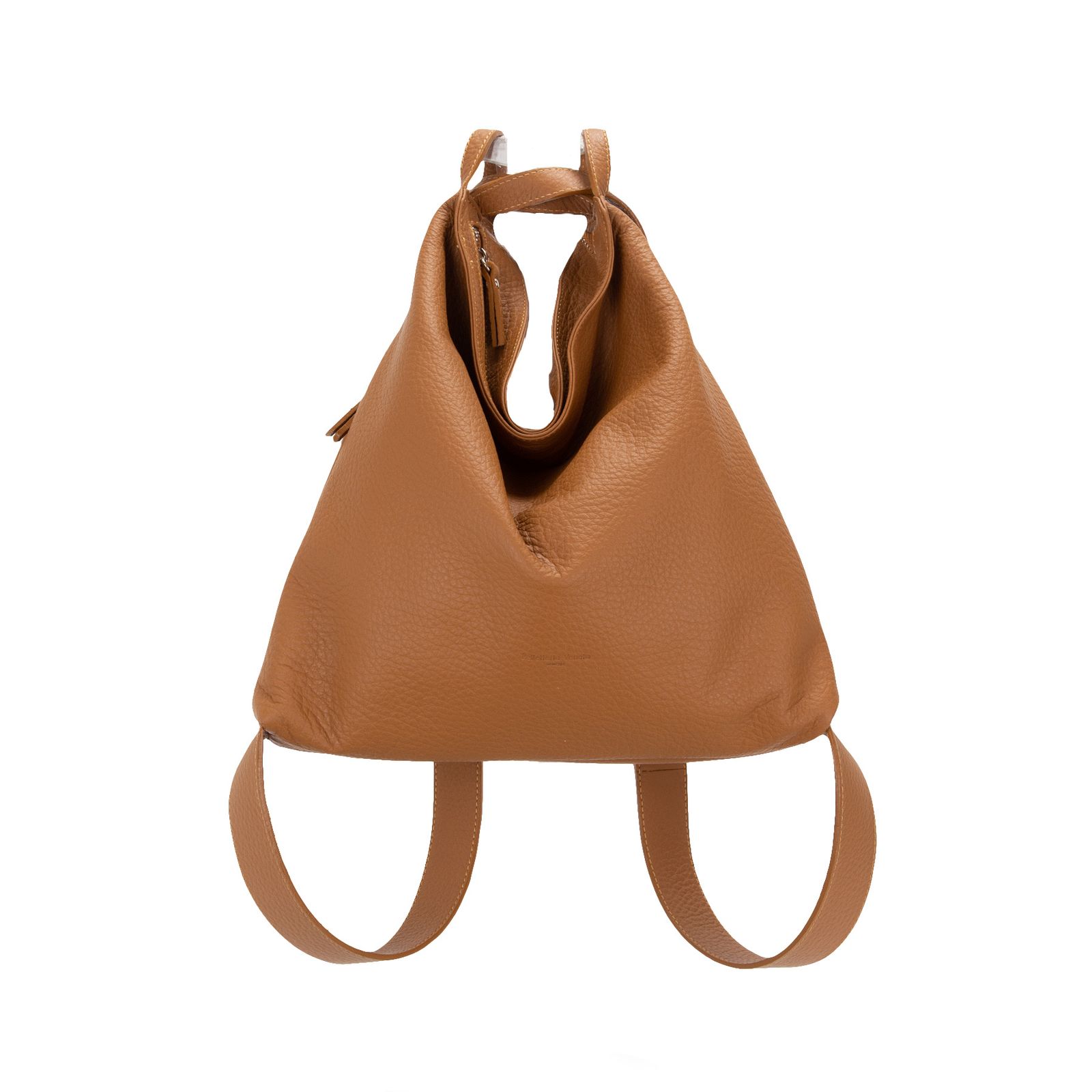 D0085 レザー ショルダー リュック 2WAYバッグ / タン