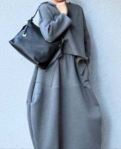 D25124 レザー ワンショルダー 2WAYバッグ / ブラック