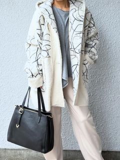 D25400 シュリンクレザー トートバッグ / ブラック