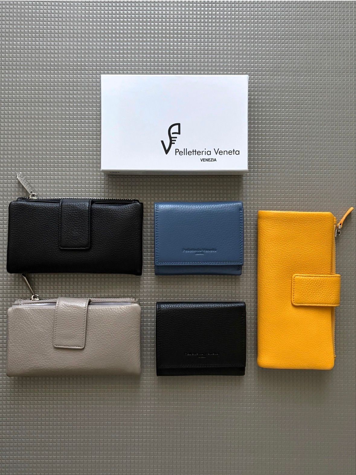 PFV0019 レザー フラップ 長財布 / トープ