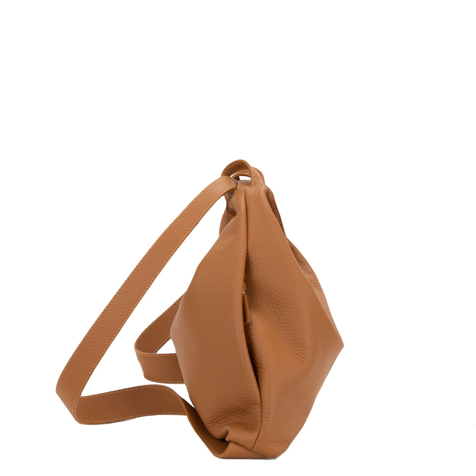 D0085 レザー ショルダー リュック 2WAYバッグ / タン