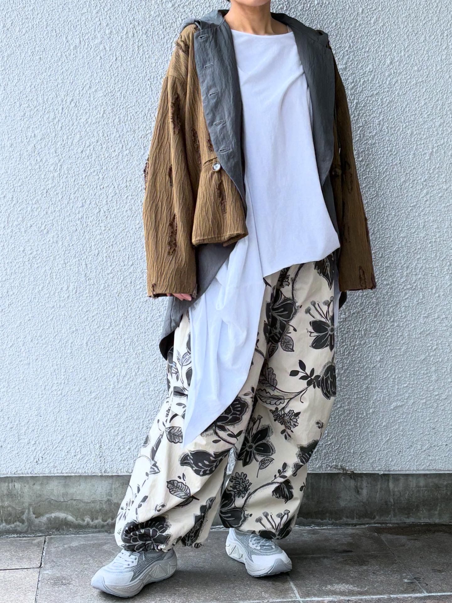 EAGLE 軽量 厚底 スニーカー ヒール5.0cm  / ライトグレー