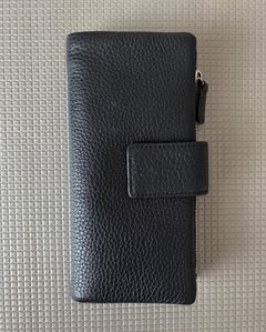 PFV018 レザー フラップ 長財布 / ブラック