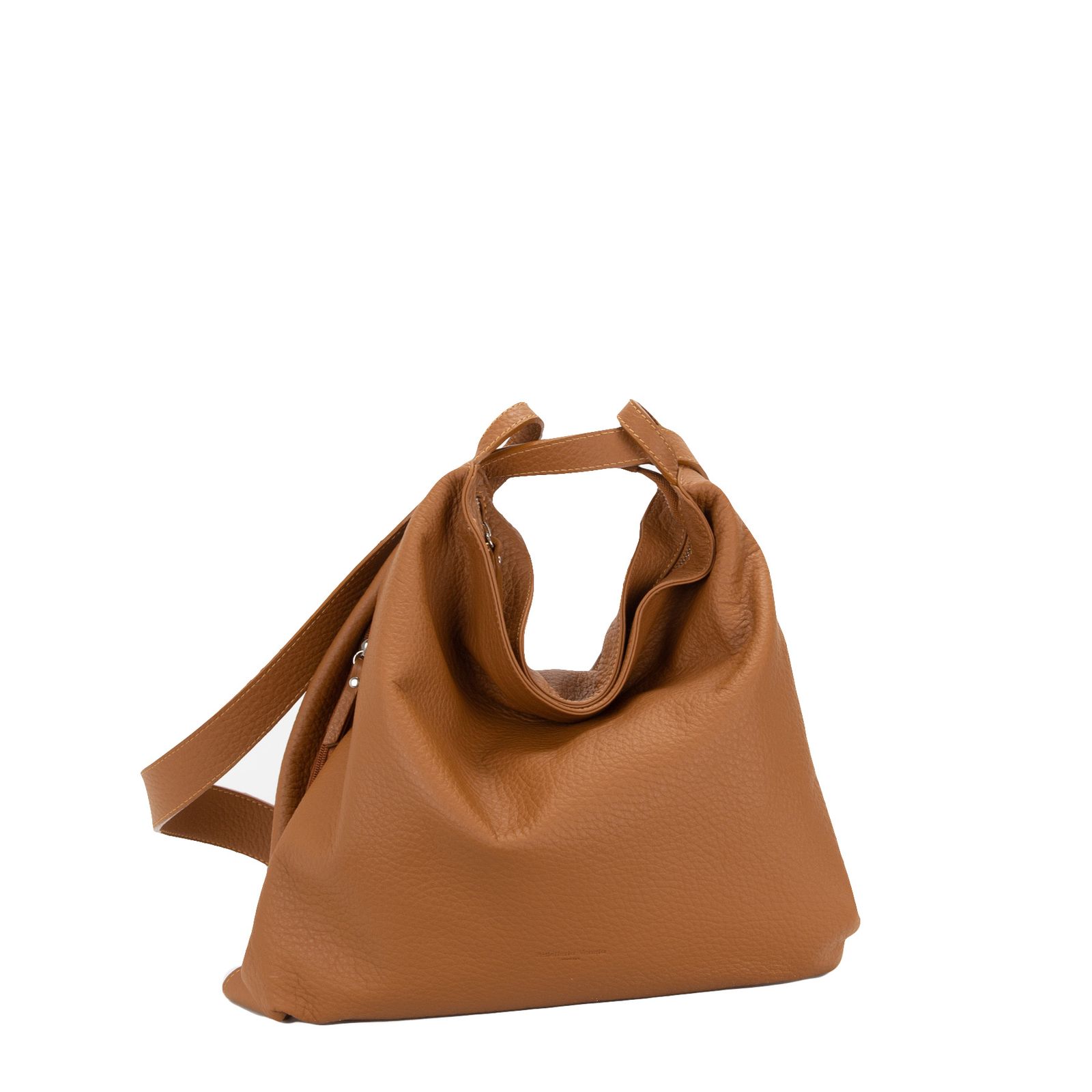 D0085 レザー ショルダー リュック 2WAYバッグ / タン