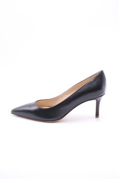 MILLY ポインテッド レザー パンプス ヒール6.5 / ブラック