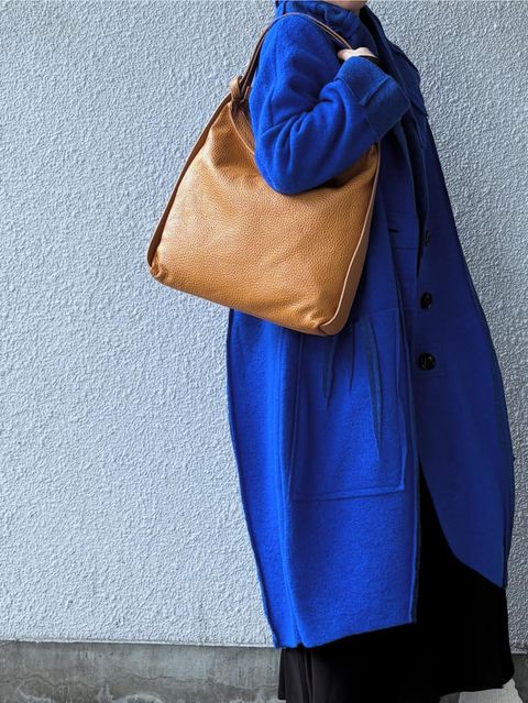 D0085 レザー ショルダー リュック 2WAYバッグ / タン