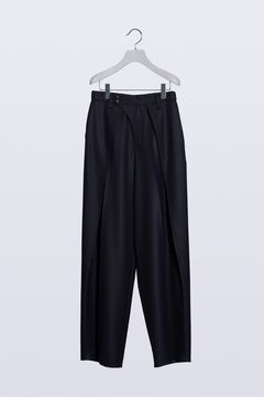 【25AW】Dub Tailored Trousers [black]  - ダブルテーラードトラウザーズ [black] / FW25BT01